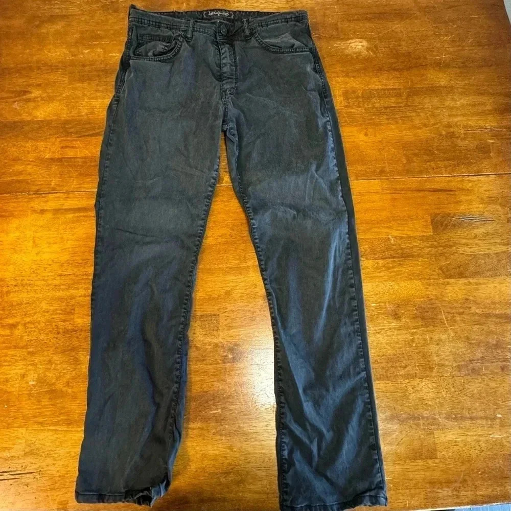 Jack of Spades The High Roller Stretch Men's 35x34 Black 5-Pocket Denim Jeans